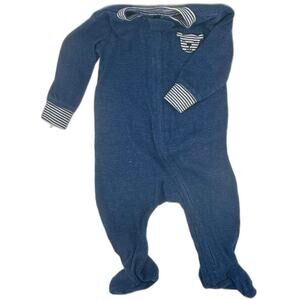Carter’s Bear Zip-Up Size 6 Months Blue Boys (785)